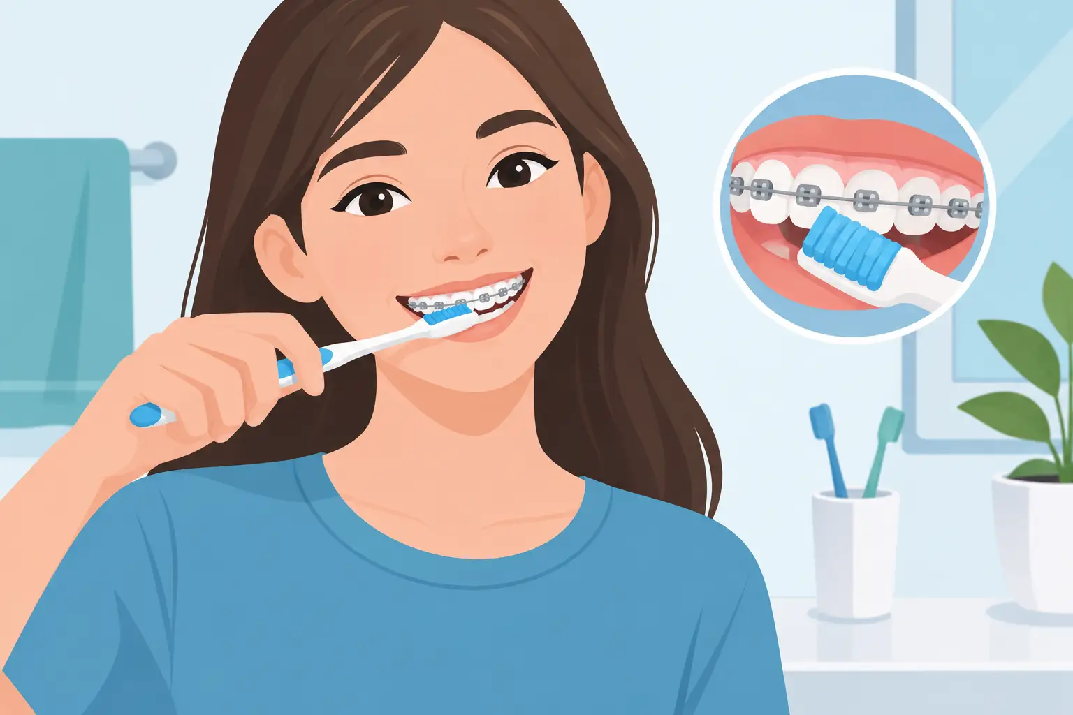 How to Brush With Braces for a Cleaner Smile